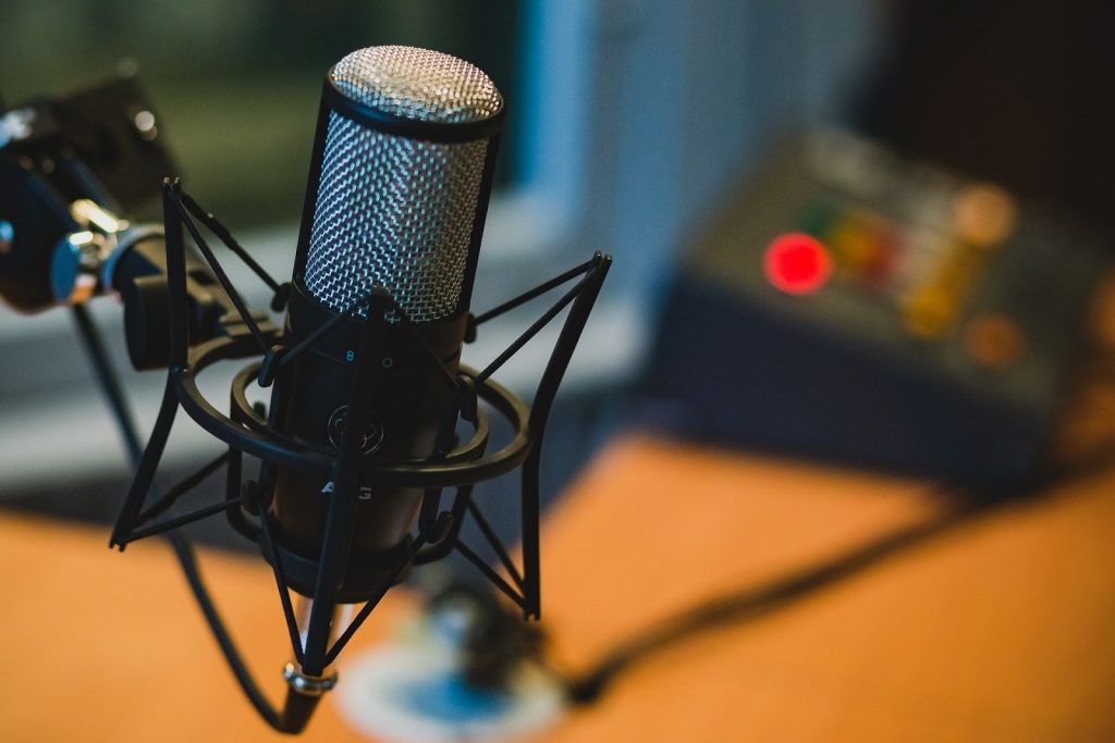 Marketing Podcast microphone