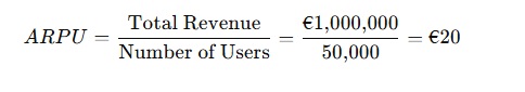 ARPU calculation example